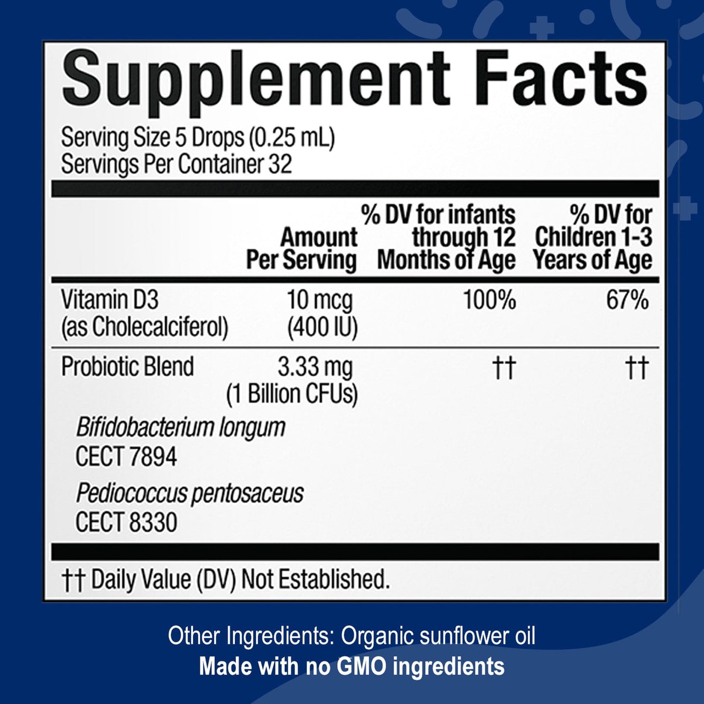 Baby Vitamin D Colic Calm Probiotic Drops