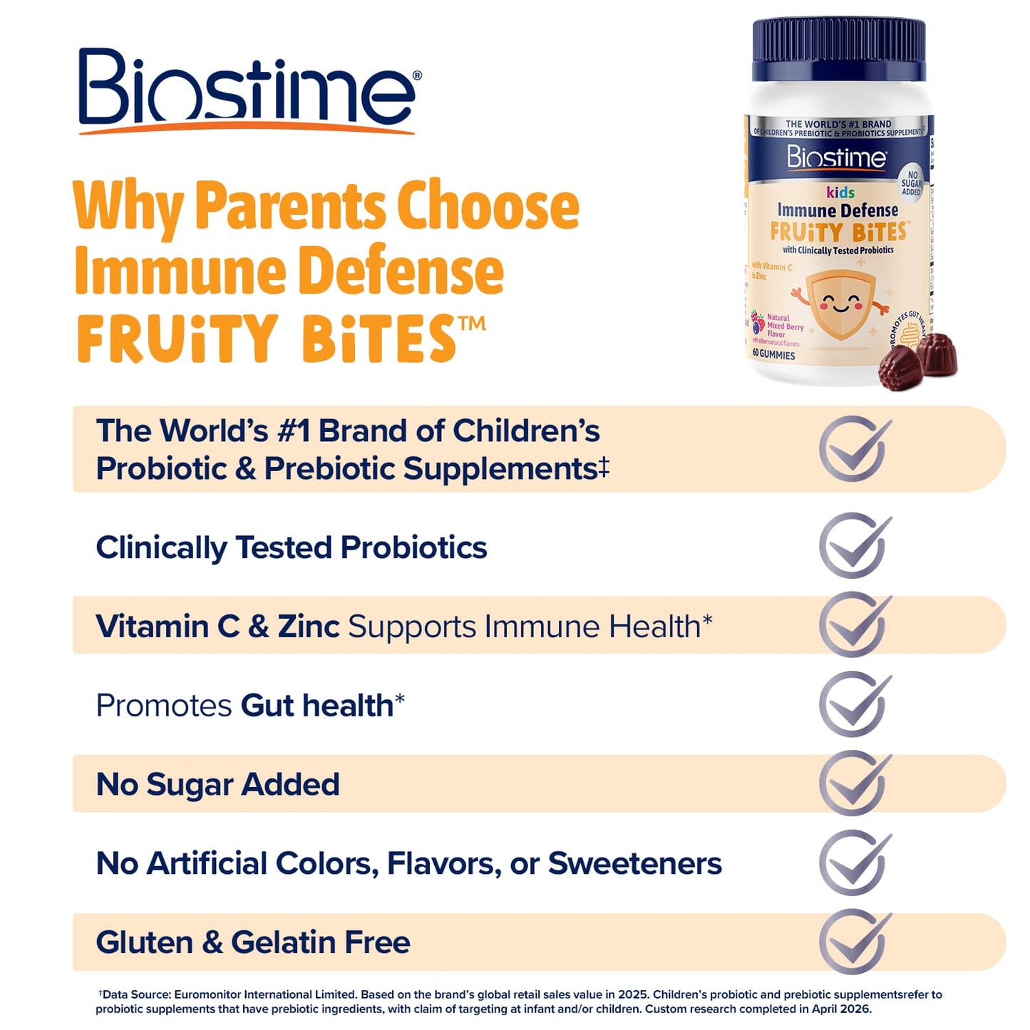 Kids Immune Defense Fruity Bites