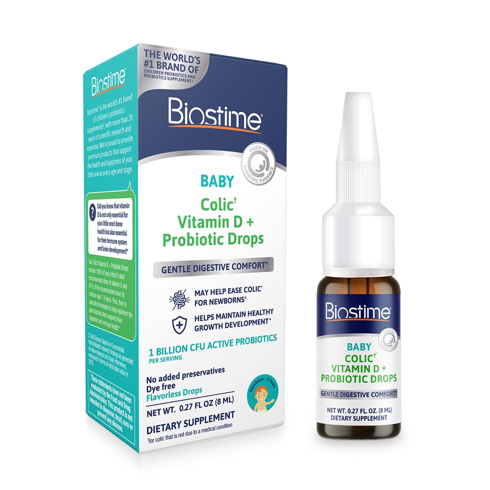 Baby Colic Vitamin D + Probiotic Drops – biostime-us