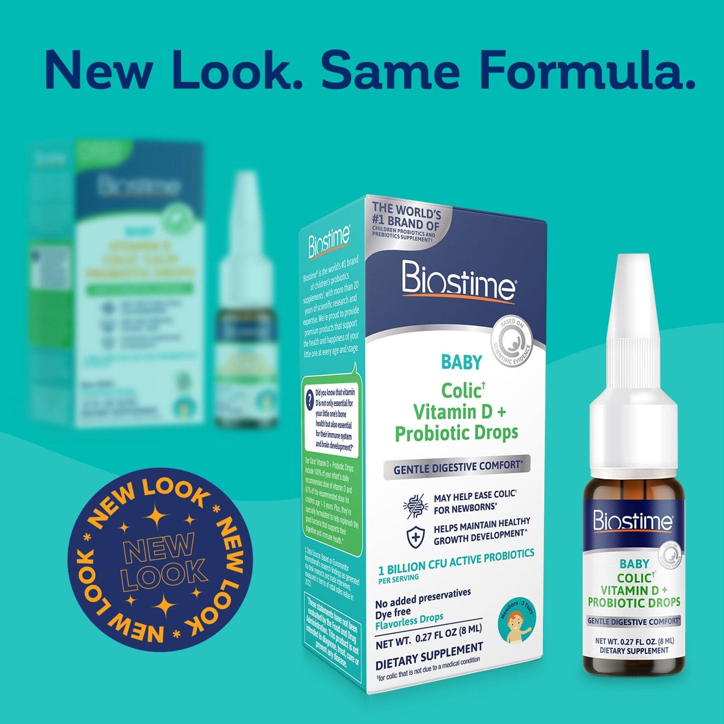 Baby Vitamin D Colic Calm Probiotic Drops