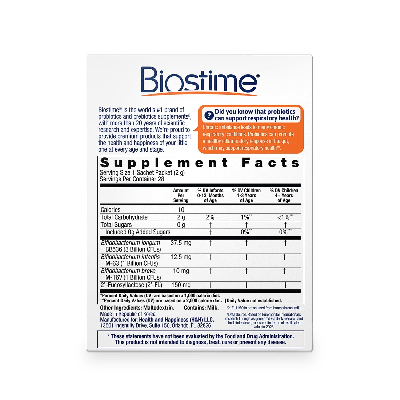 Baby & Kids Dual Defense Supplement | Biostime - biostime-us