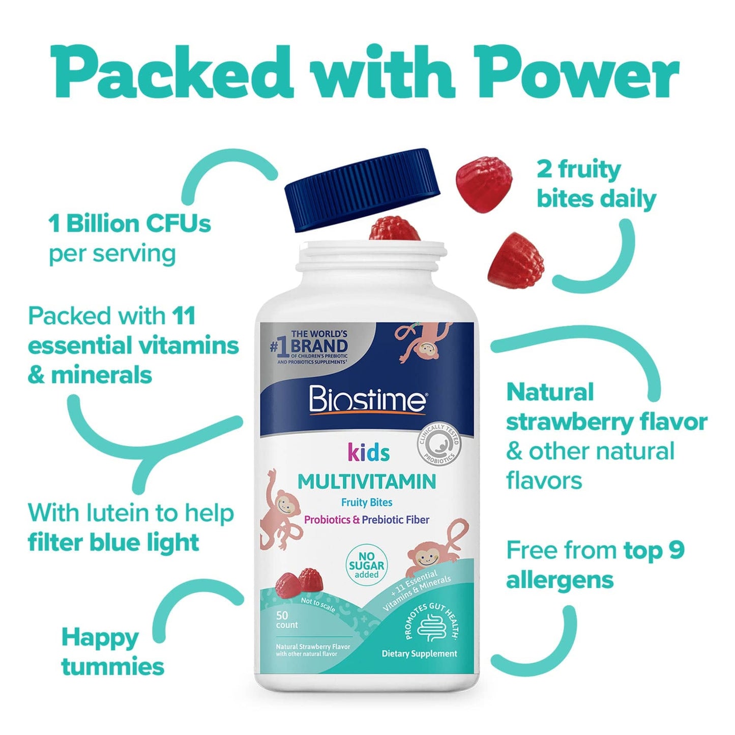 Kids Multivitamin Fruity Bites