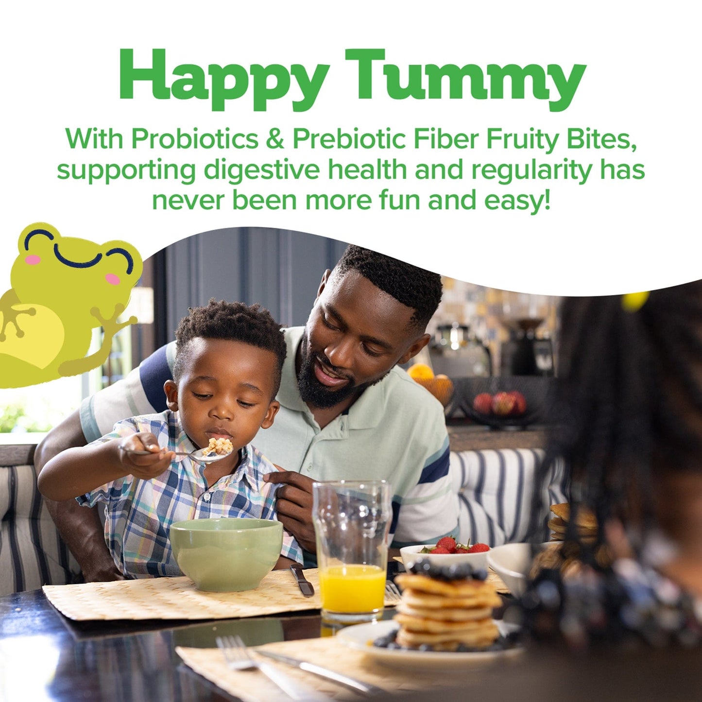 Kids Probiotics & Prebiotic Fiber Fruity Bites