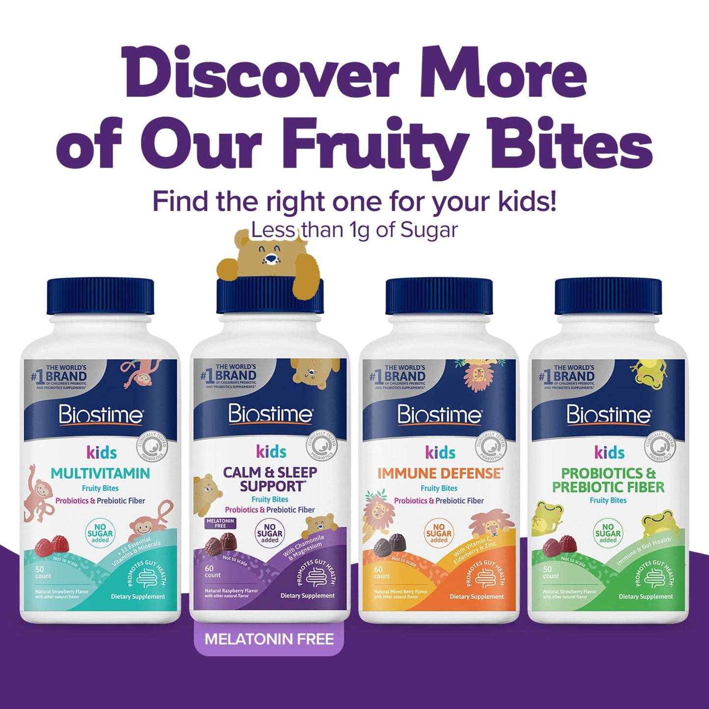 Kids Calm & Sleep Support* Fruity Bites