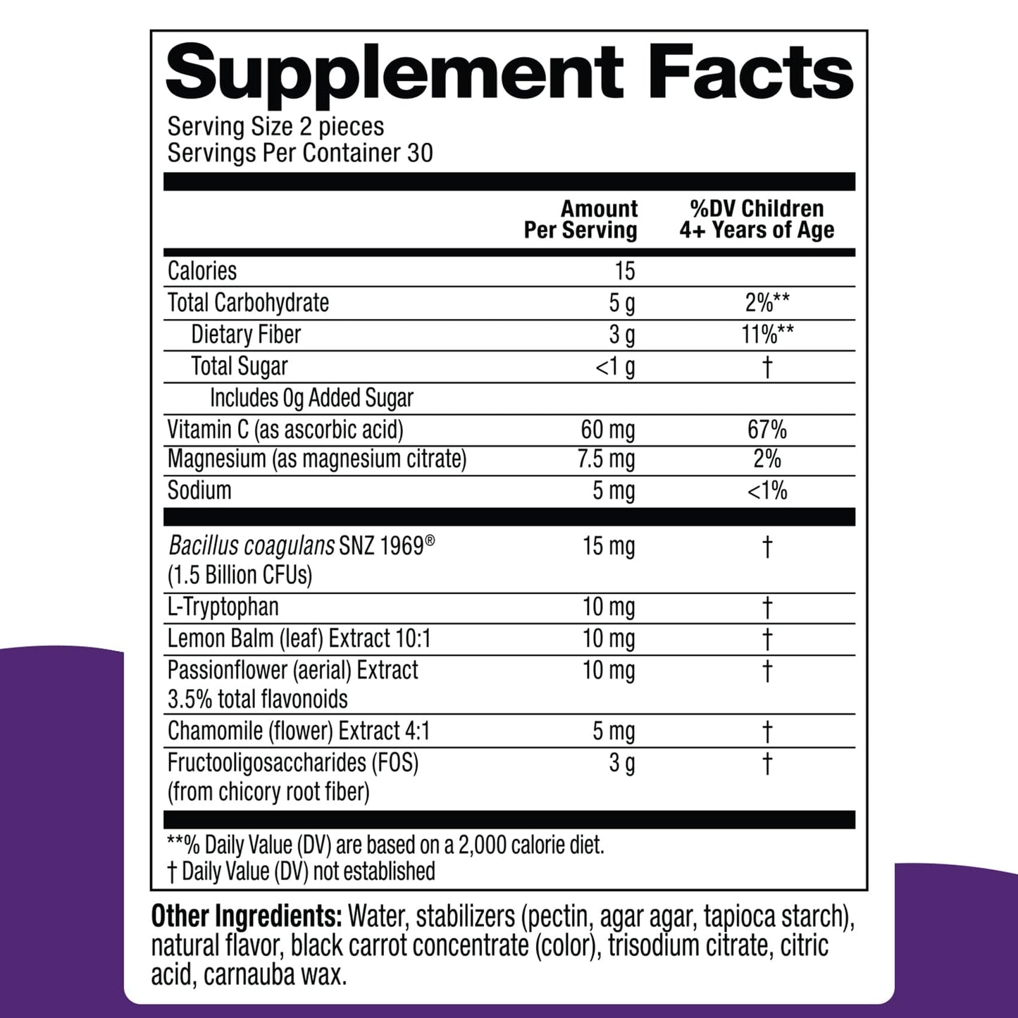 Kids Calm & Sleep Support* Fruity Bites