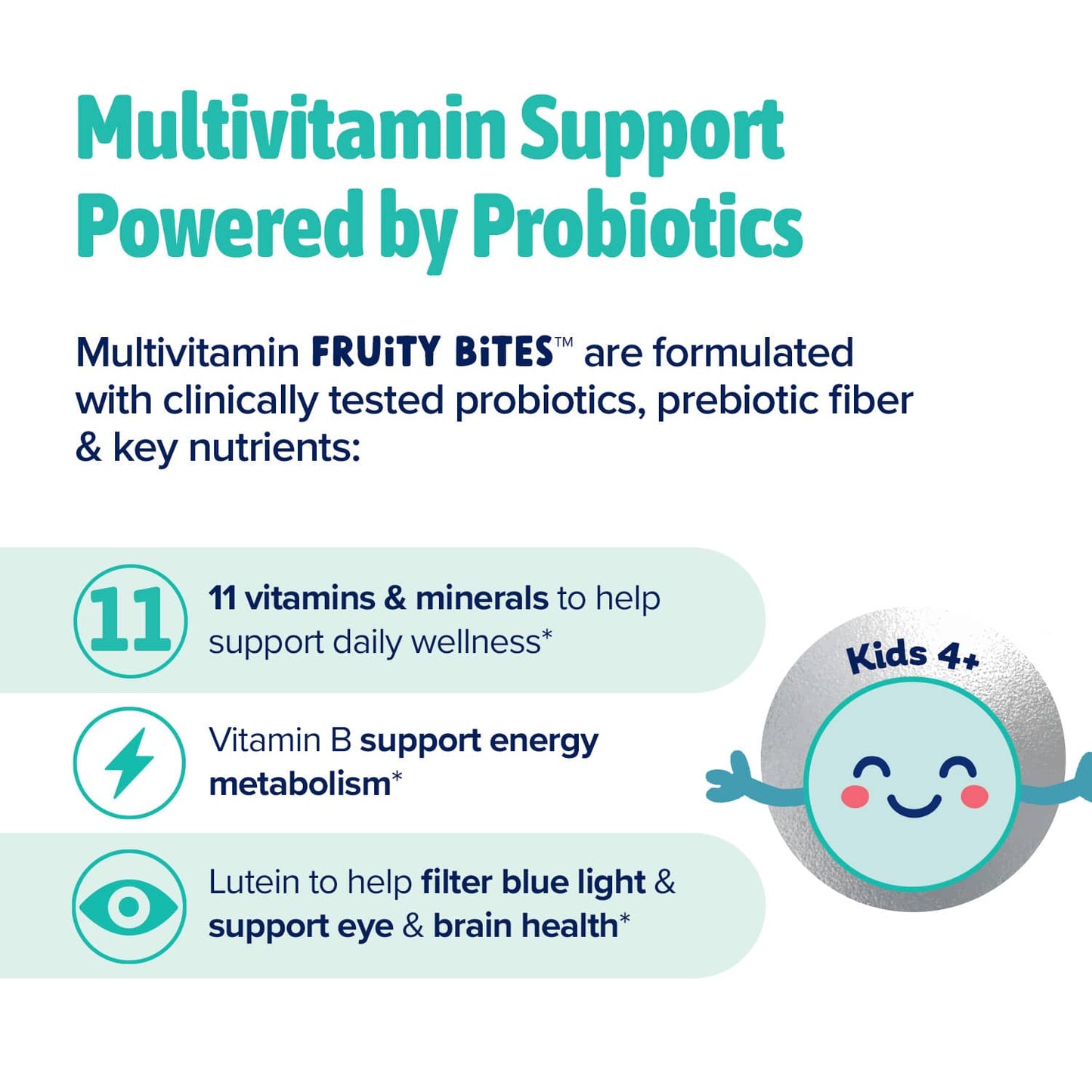 Kids Multivitamin Fruity Bites