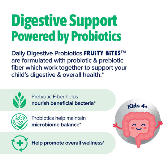 Kids Daily Digestive Probiotic Fruity Bites