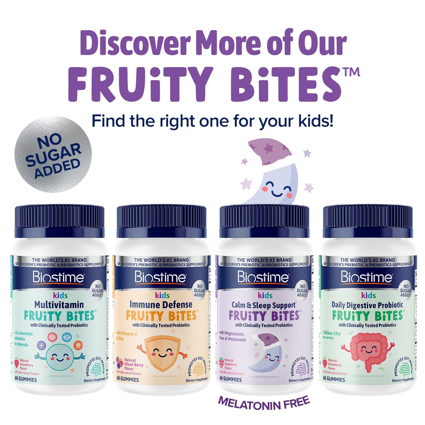 Kids Calm & Sleep Support* Fruity Bites